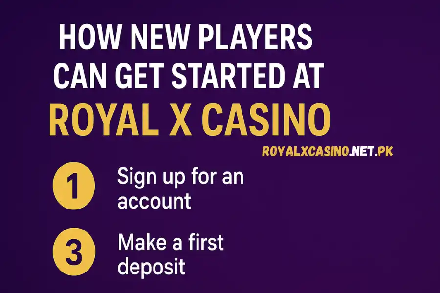 Get Started at Royal X Casino