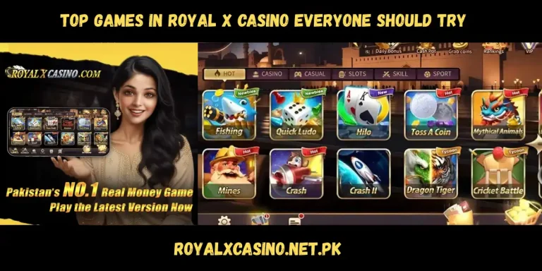 Top Games in Royal X Casino